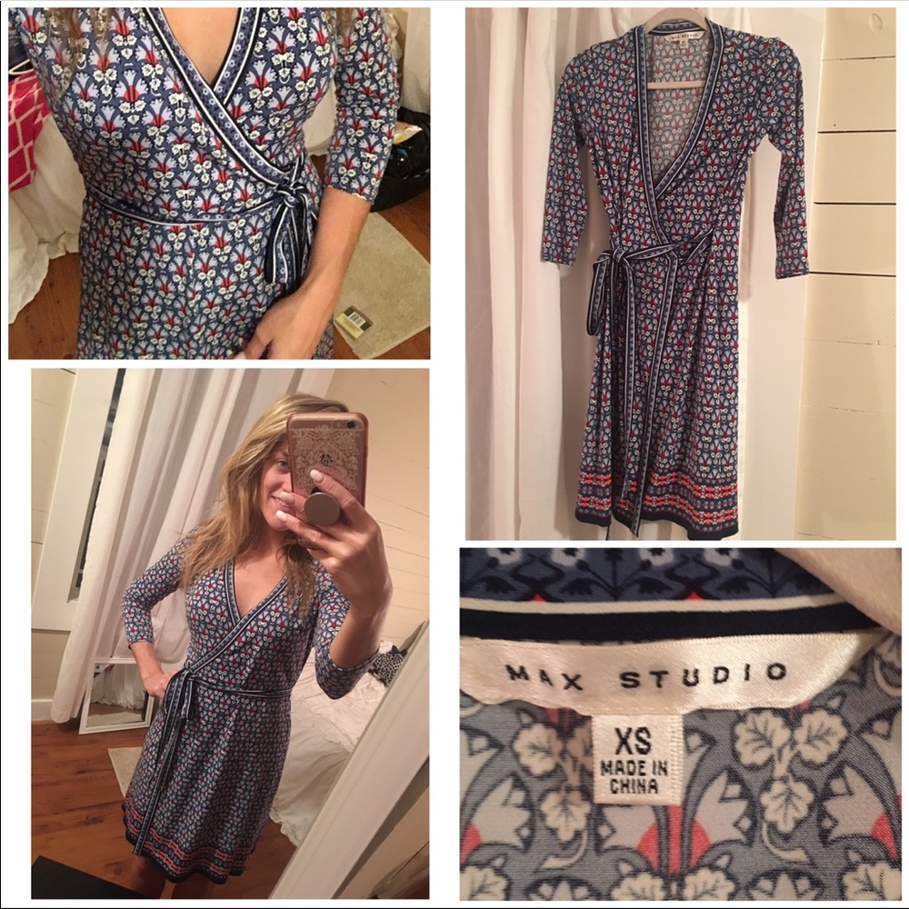 Beautiful wrap dress with tie